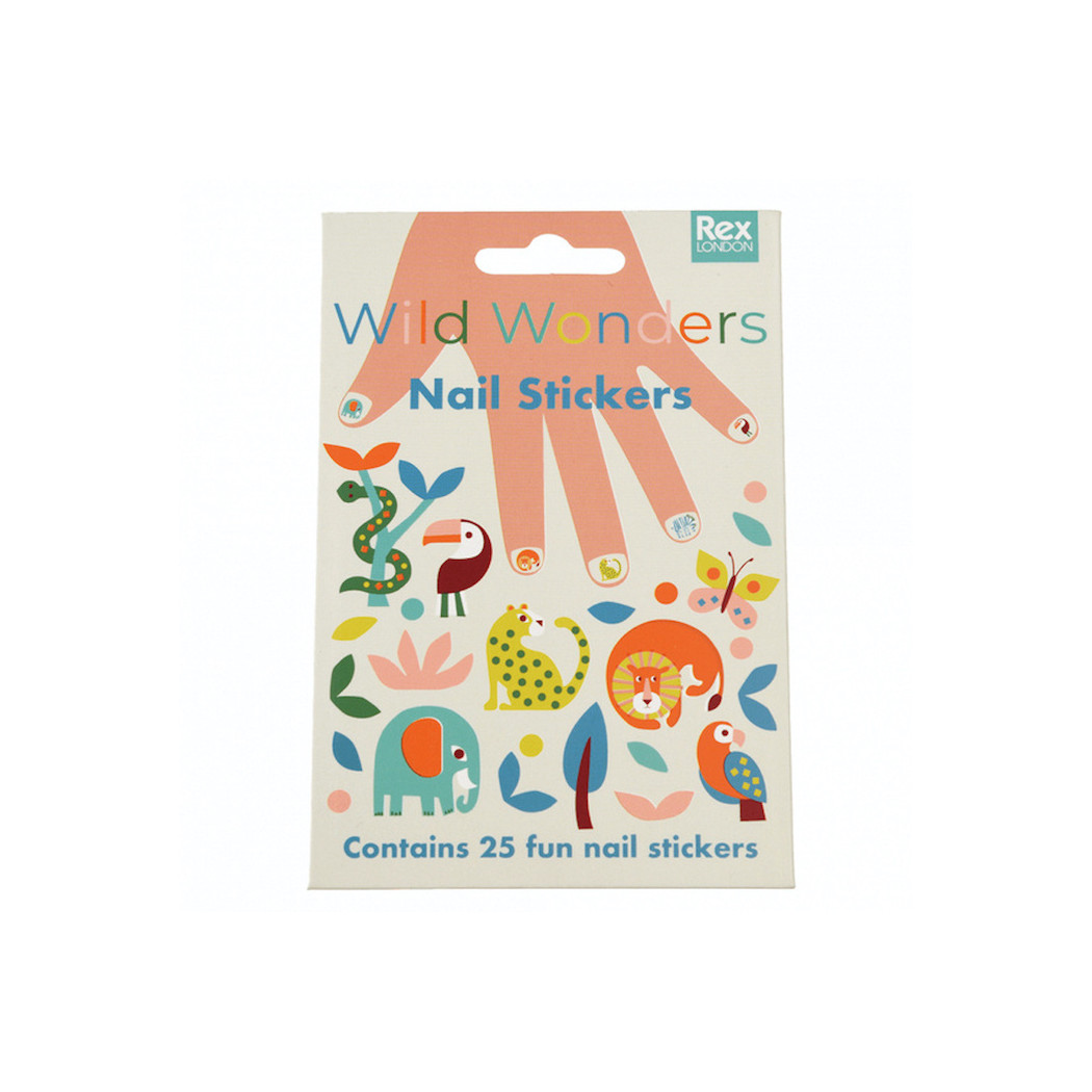 Naklejki na Paznokcie - Dzikie Zwierzęta - Rex London
