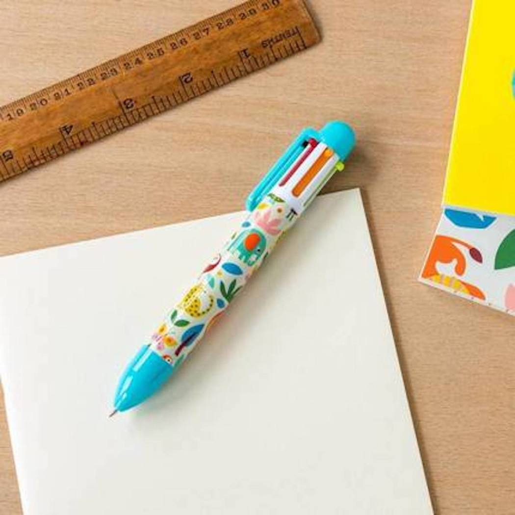 Dzikie Zwierzęta - Długopis 6 kolorów - Rex London