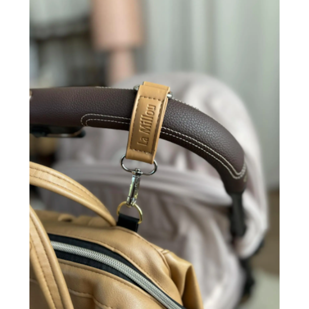 Camel Uchwyty do Wózka - Brązowe - La Millou - Do Torby Organizera Plecaka