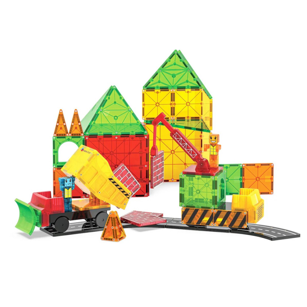 XL Builder - Klocki Magnetyczne 50 elementów - Budowniczy - Magna-Tiles