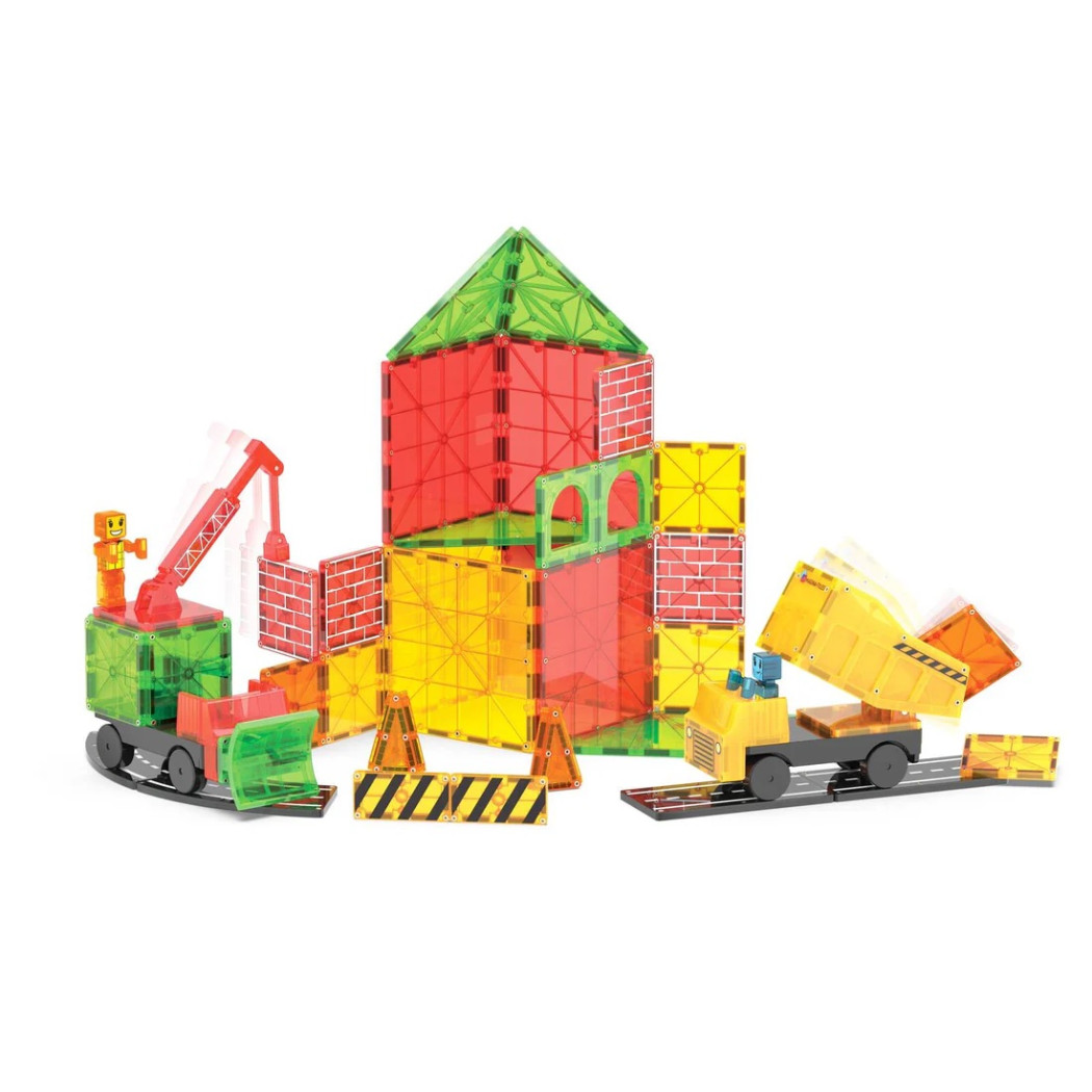 XL Builder - Klocki Magnetyczne 50 elementów - Budowniczy - Magna-Tiles