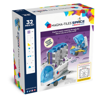 Kosmos Rakieta - Klocki Magnetyczne - Space - 32 elementy - Magna-Tiles