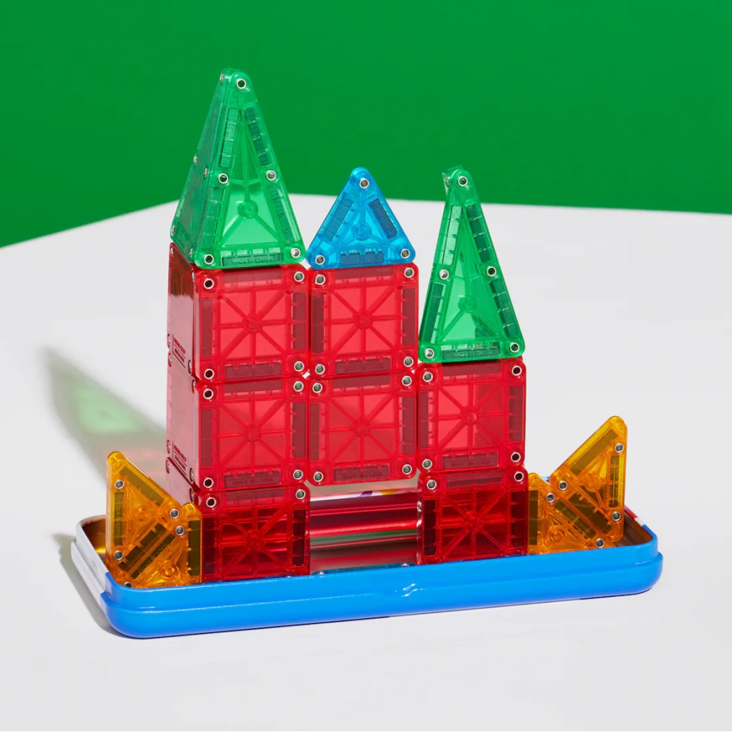 microMAGS 26 - Podróżne Klocki Magnetyczne 26 elementów - Travel Set - Magna-Tiles