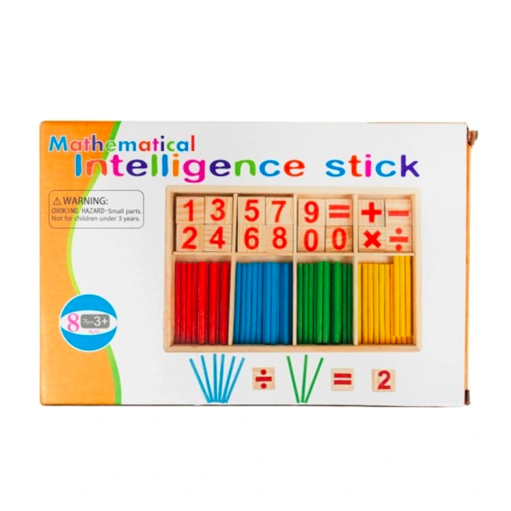 Nauka Liczenia - Drewniane Patyczki Matematyczne - Liczydło