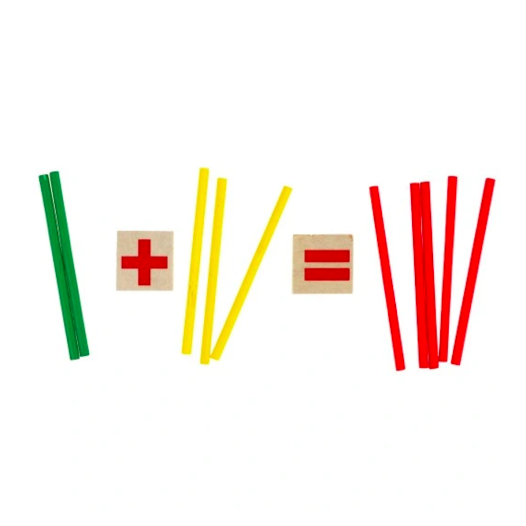 Nauka Liczenia - Drewniane Patyczki Matematyczne - Liczydło