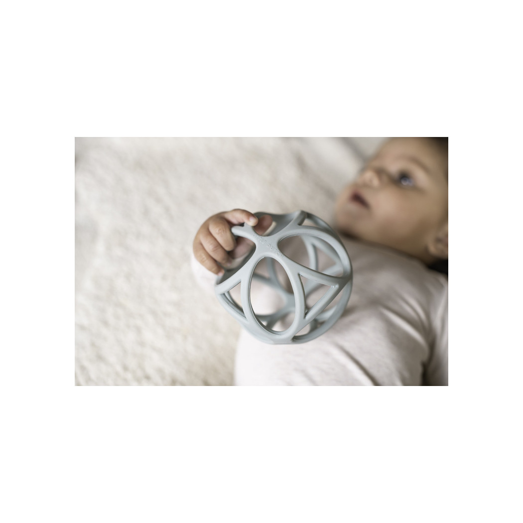 Niebieska Piłeczka Silikonowa - Gryzak - Little Dutch