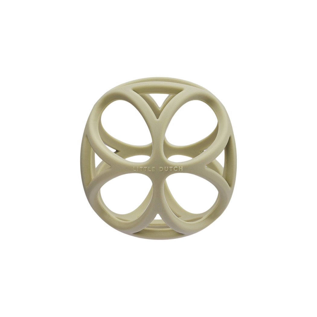 Piaskowa Piłeczka Silikonowa - Gryzak - Little Dutch