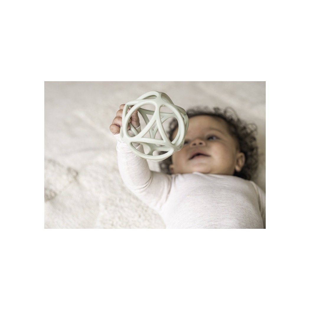 Zielona Piłeczka Silikonowa - Gryzak - Little Dutch