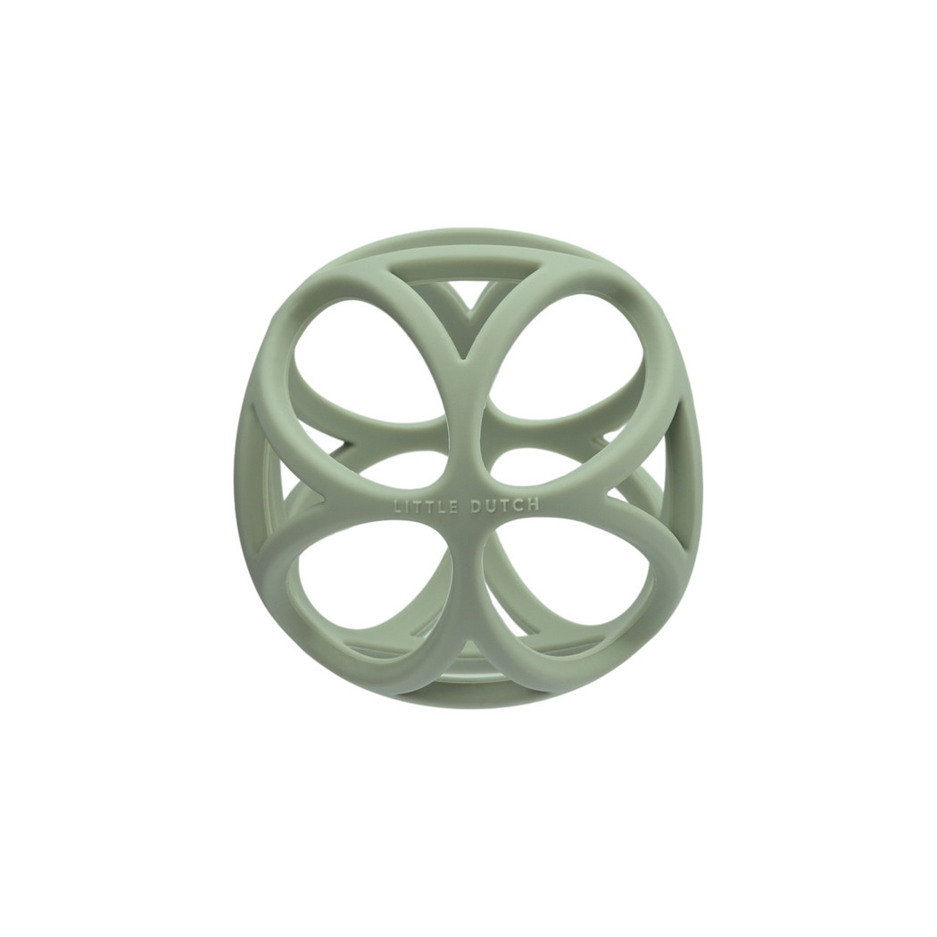 Zielona Piłeczka Silikonowa - Gryzak - Little Dutch
