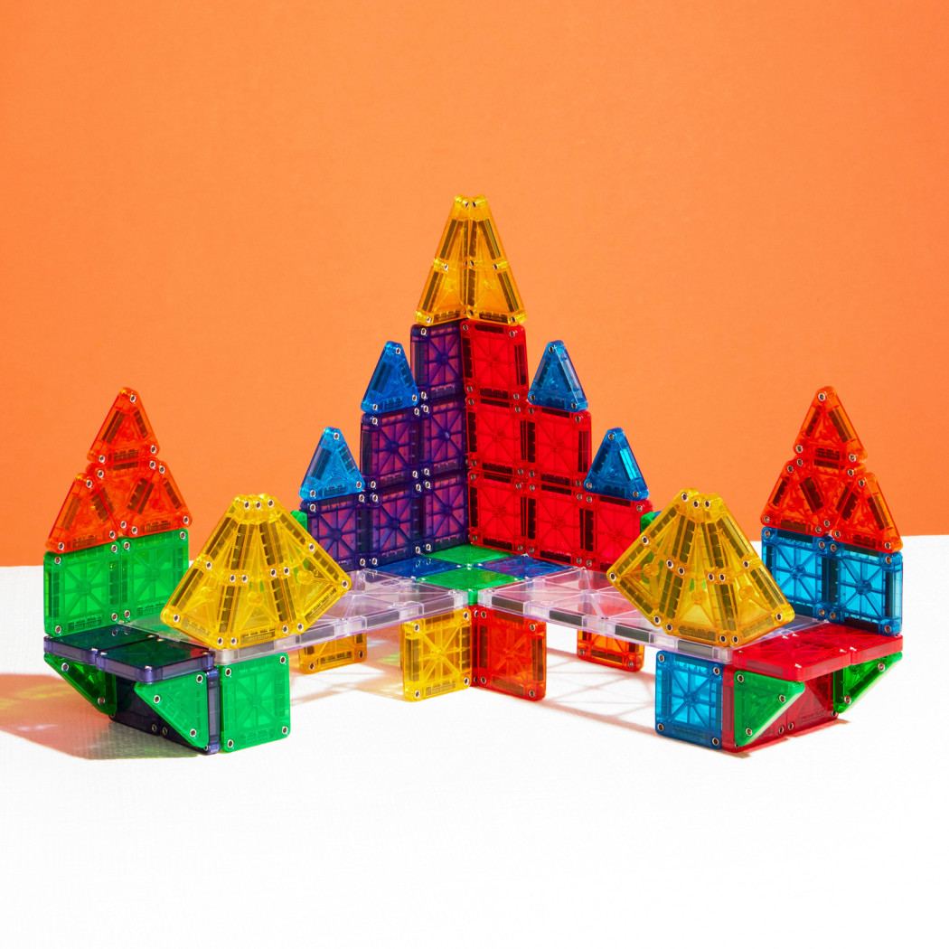 ちゃーママページ microMAGS 70 - Klocki Magnetyczne 70 elementów Magna-Tiles