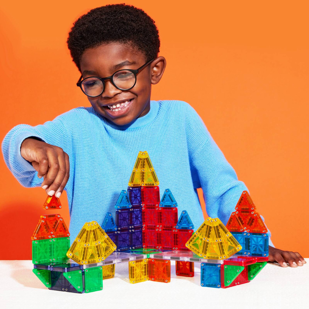 ちゃーママページ microMAGS 70 - Klocki Magnetyczne 70 elementów Magna-Tiles