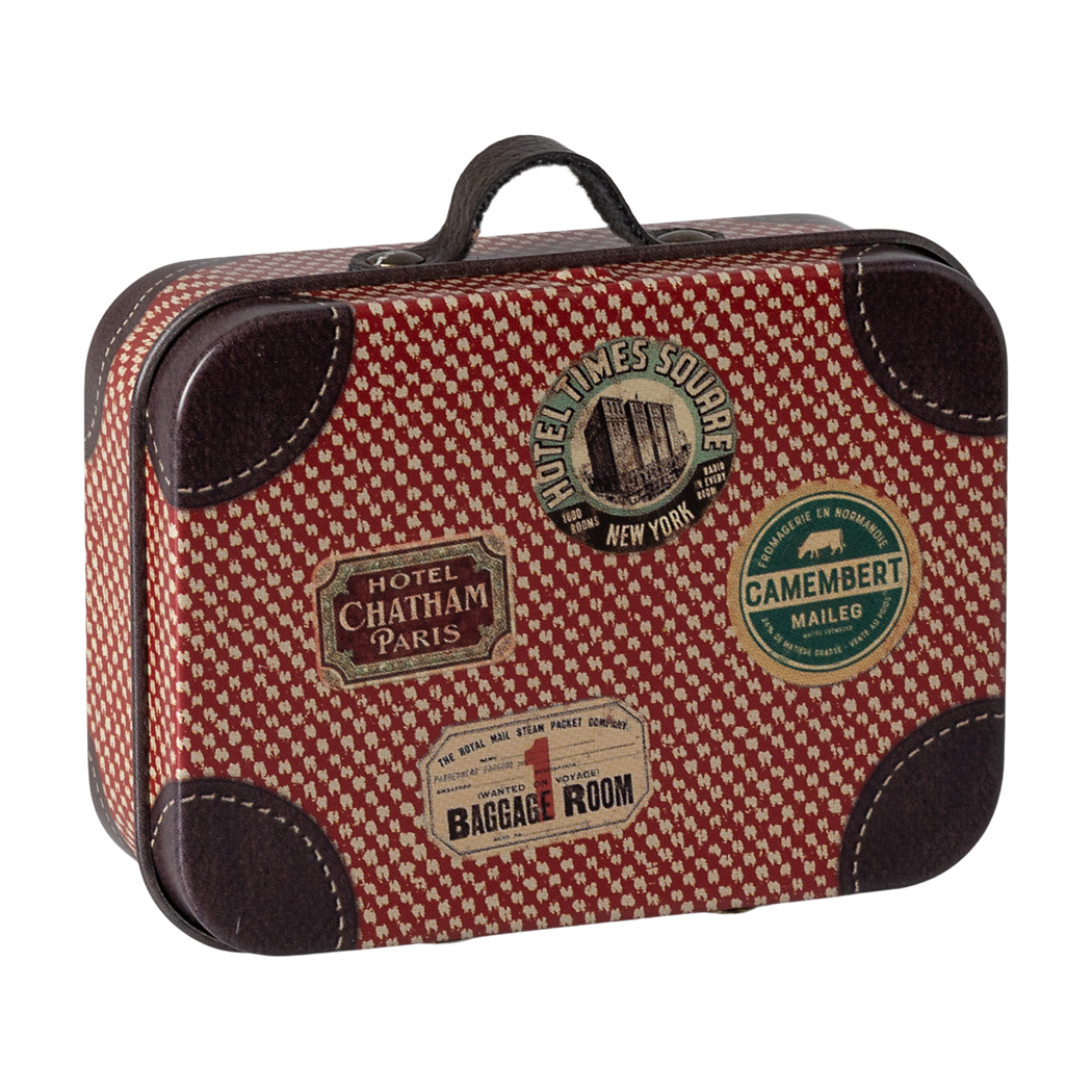 Red - Walizka Pudełeczko - Suitcase Micro - Akcesoria Dla Lalek - Maileg