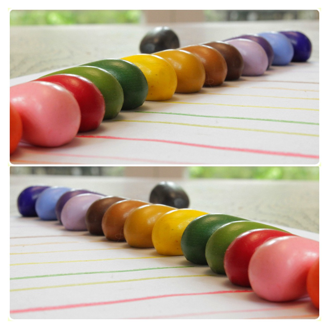 Crayon Rocks 16B - kredki stożkowe kamyki - 16 sztuk w bawełnianym woreczku