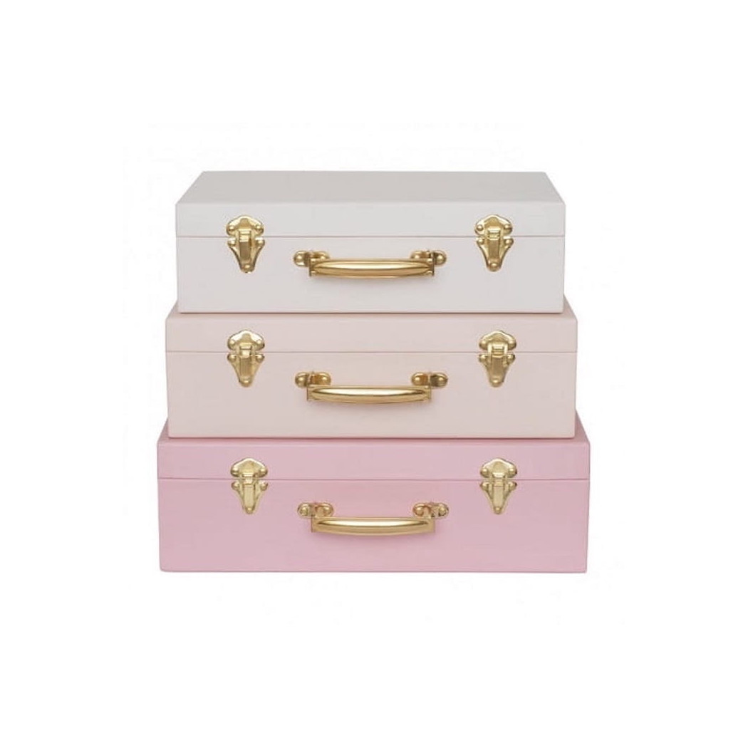 Zestaw Różowych Walizek - JaBaDaBaDo