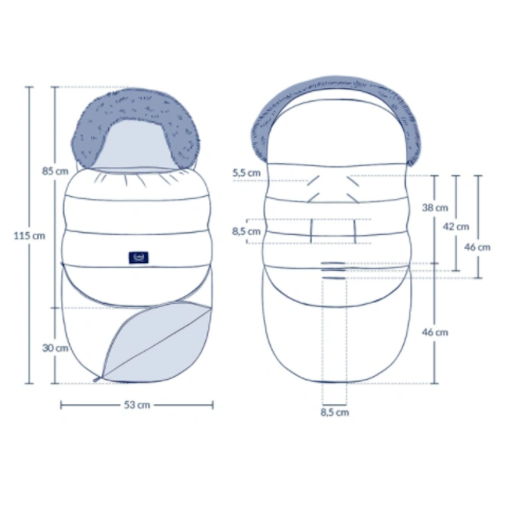 Śpiwór - Stroller Bag Combo - Aspen Winterproof - Pierre The Dog -  La Millou