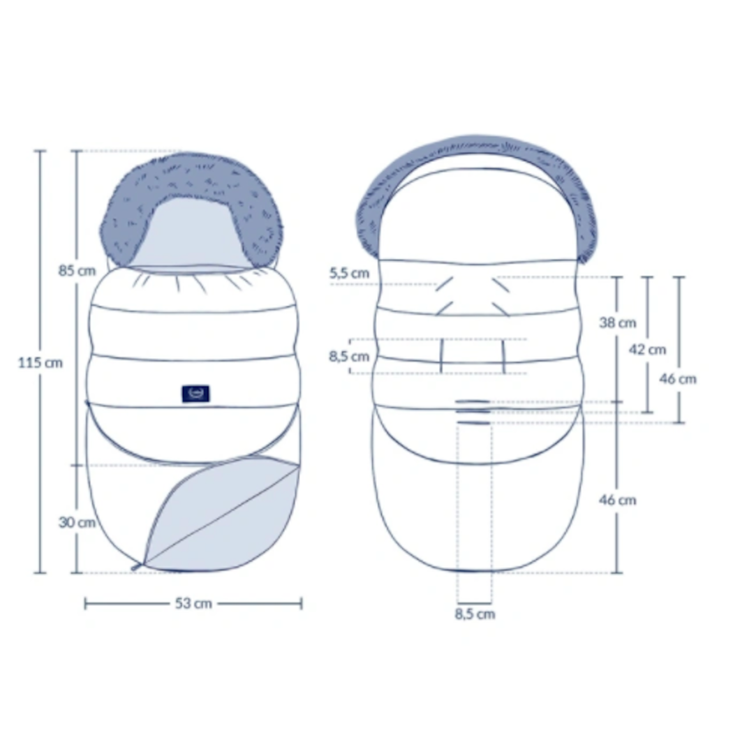 Śpiwór - Stroller Bag Combo - Aspen Winterproof - Arctic Friends -  La Millou