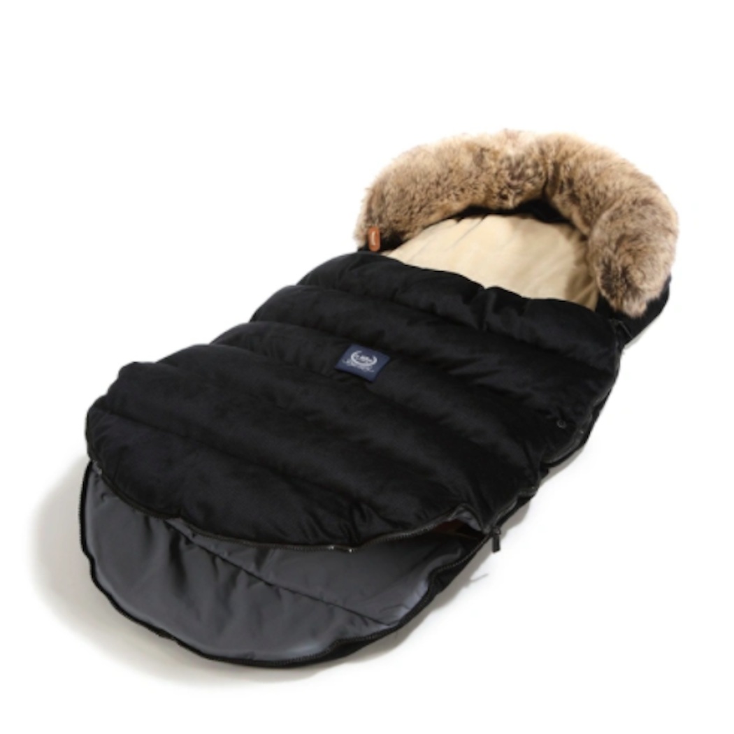 Śpiwór - Stroller Bag Uni - Aspen Winterproof - Black - La Millou - Velvet Collection