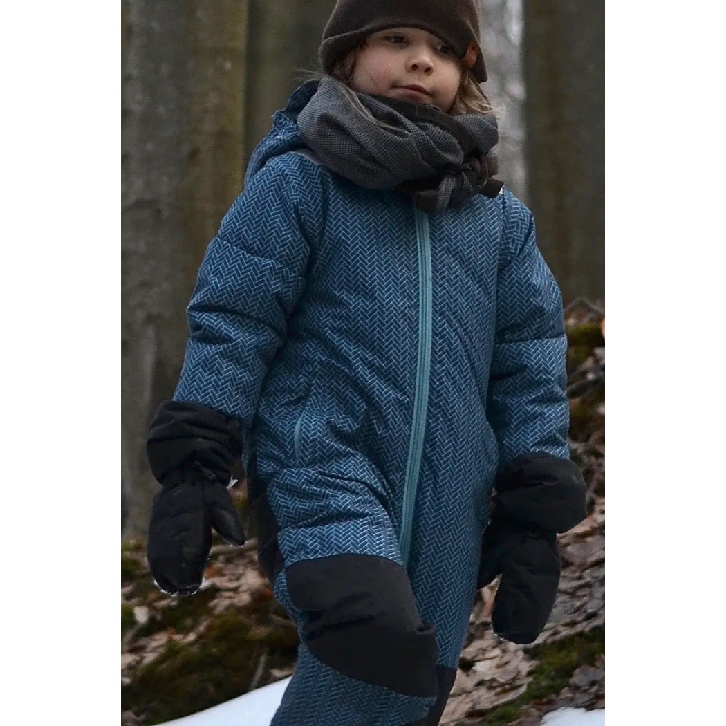 Czarne Rękawiczki - Rozmiar S - Mitten Black - Ducksday