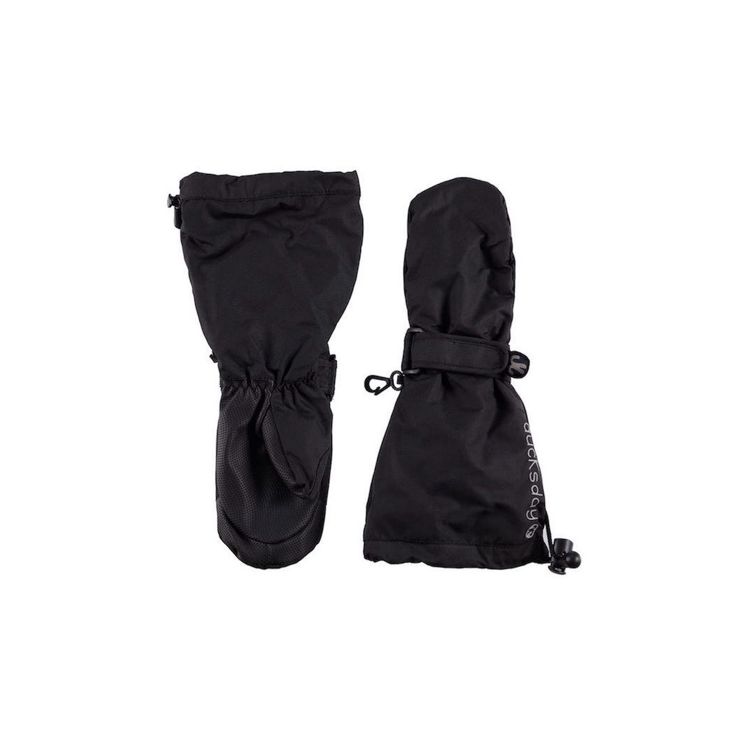 Czarne Rękawiczki - Rozmiar S - Mitten Black - Ducksday