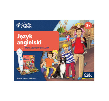 Zestaw Język Angielski - Mówiące Pióro z Książką - Czytaj z Albikiem - Albi