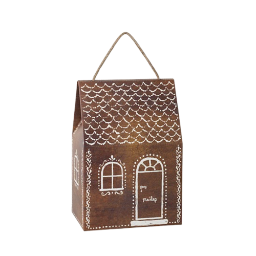 Torebka Kartonowa - Piernikowy Domek - Gingerbread House Paper Bag - Maileg