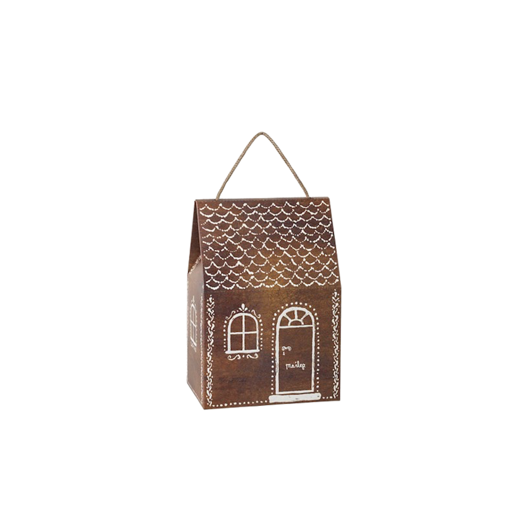Torebka Kartonowa - Piernikowy Domek - Gingerbread House Paper Bag - Maileg