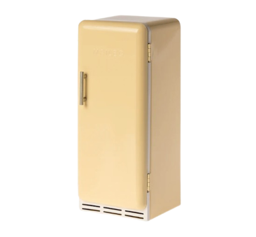 Żółta Lodówka -  Miniature Fridge Yellow - Rozmiar Mini - Maileg
