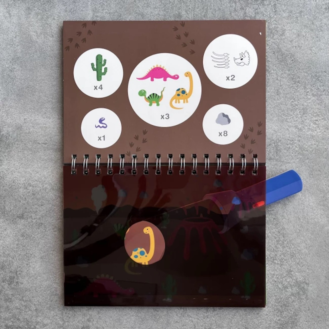 Dinozaury - Książeczka z Magiczną Latarką - Apli Kids