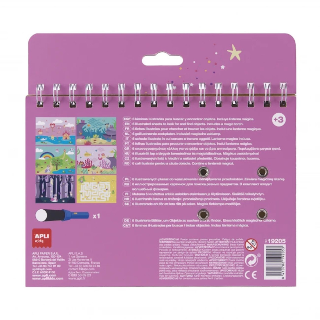Magiczny Świat - Książeczka z Magiczną Latarką - Apli Kids