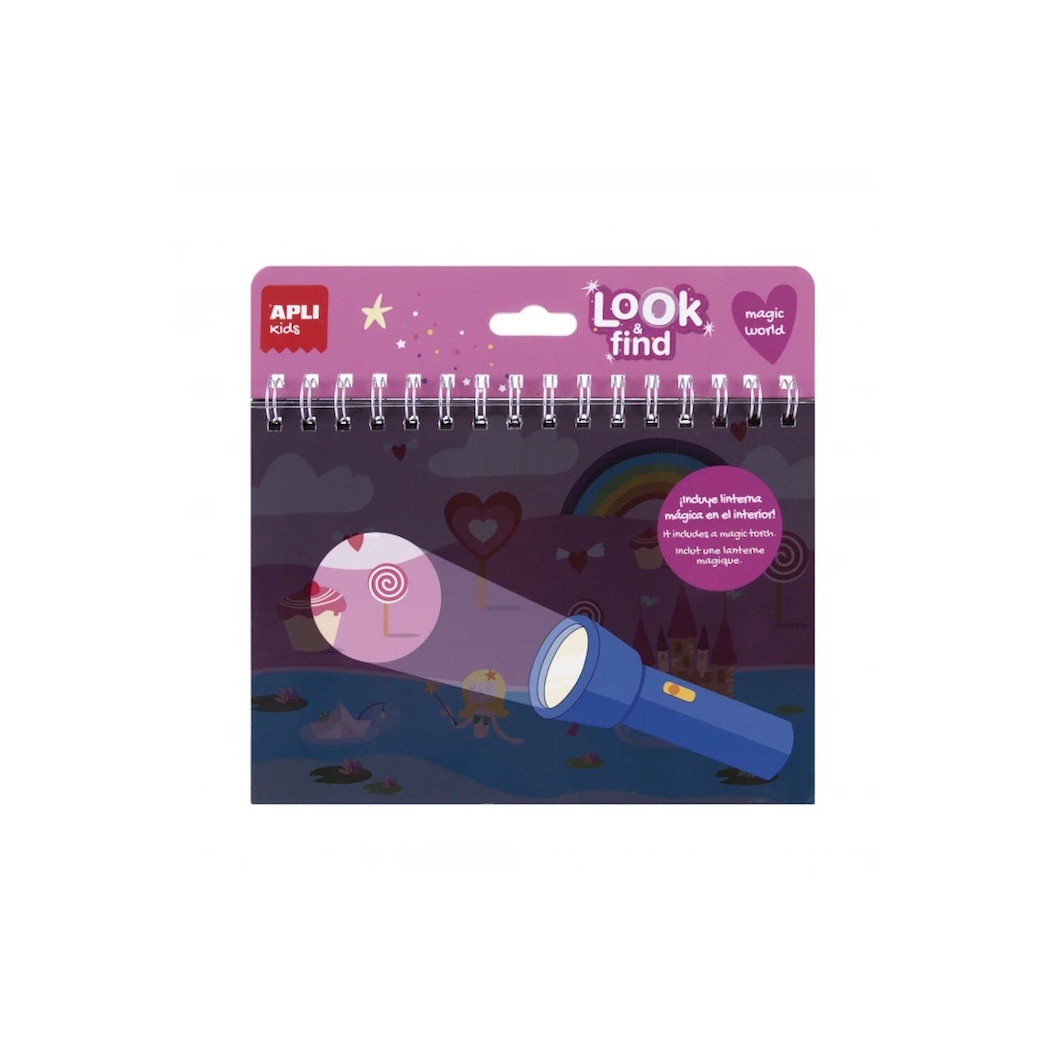Magiczny Świat - Książeczka z Magiczną Latarką - Apli Kids