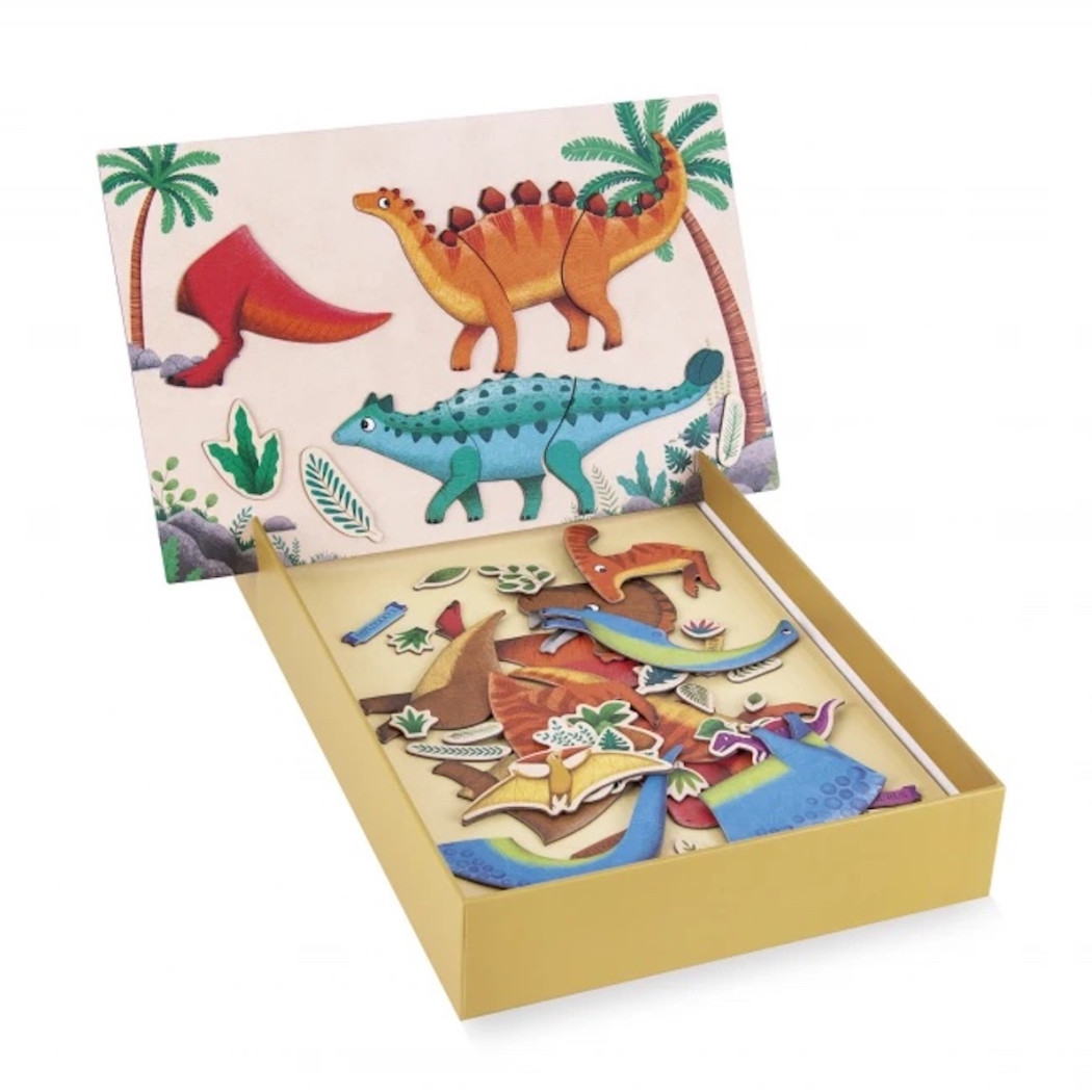 Dinozaury - Magnetyczna Układanka - Apli Kids