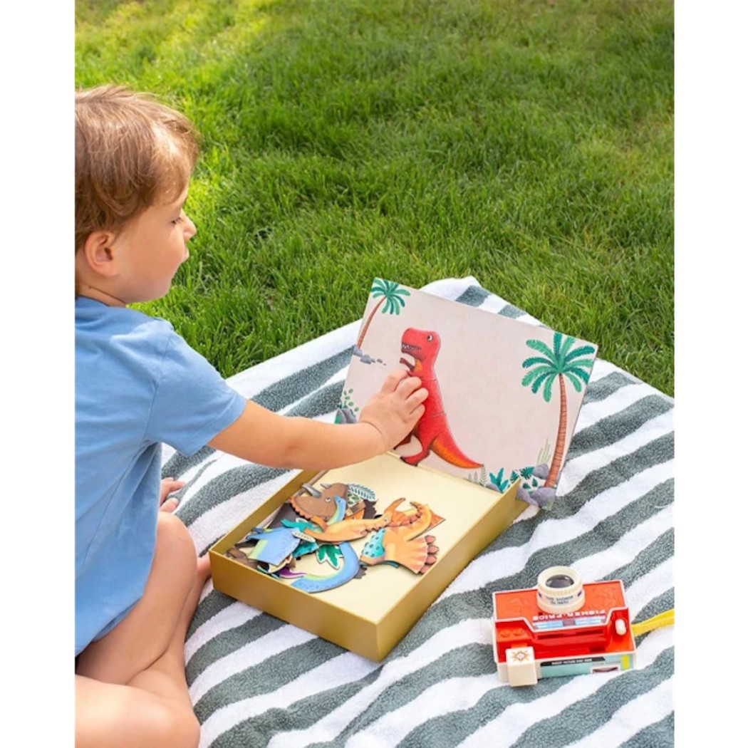 Dinozaury - Magnetyczna Układanka - Apli Kids