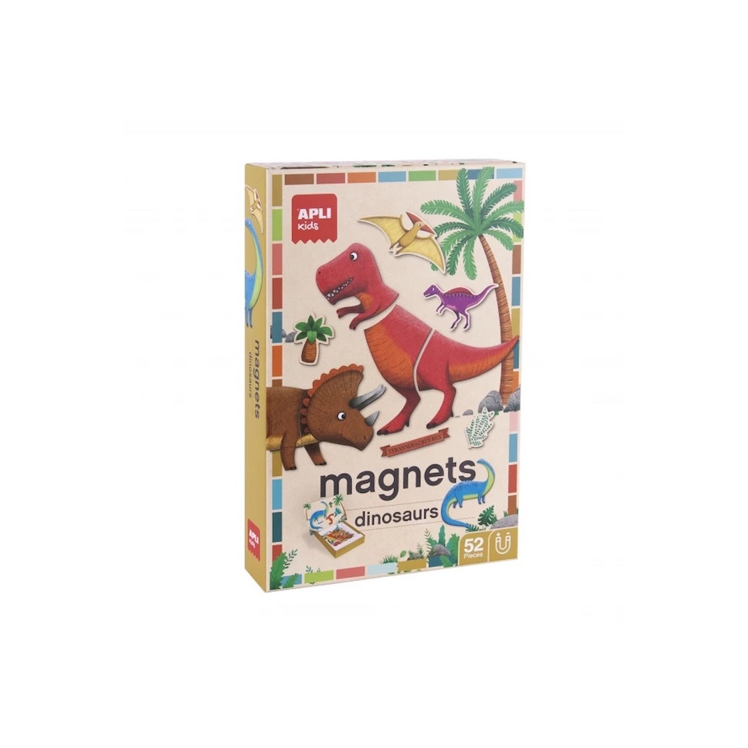 Dinozaury - Magnetyczna Układanka - Apli Kids