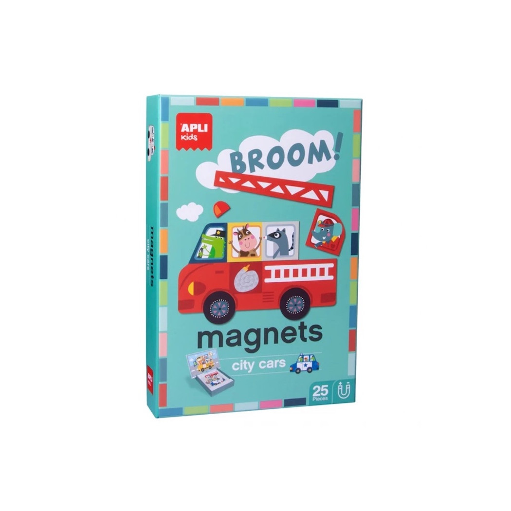 Pojazdy - Magnetyczna Układanka - Apli Kids