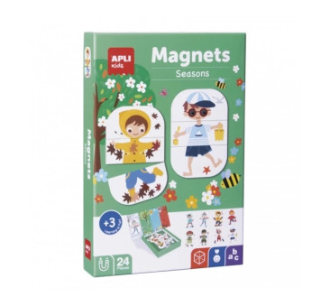 Pory Roku - Magnetyczna Układanka - Apli Kids