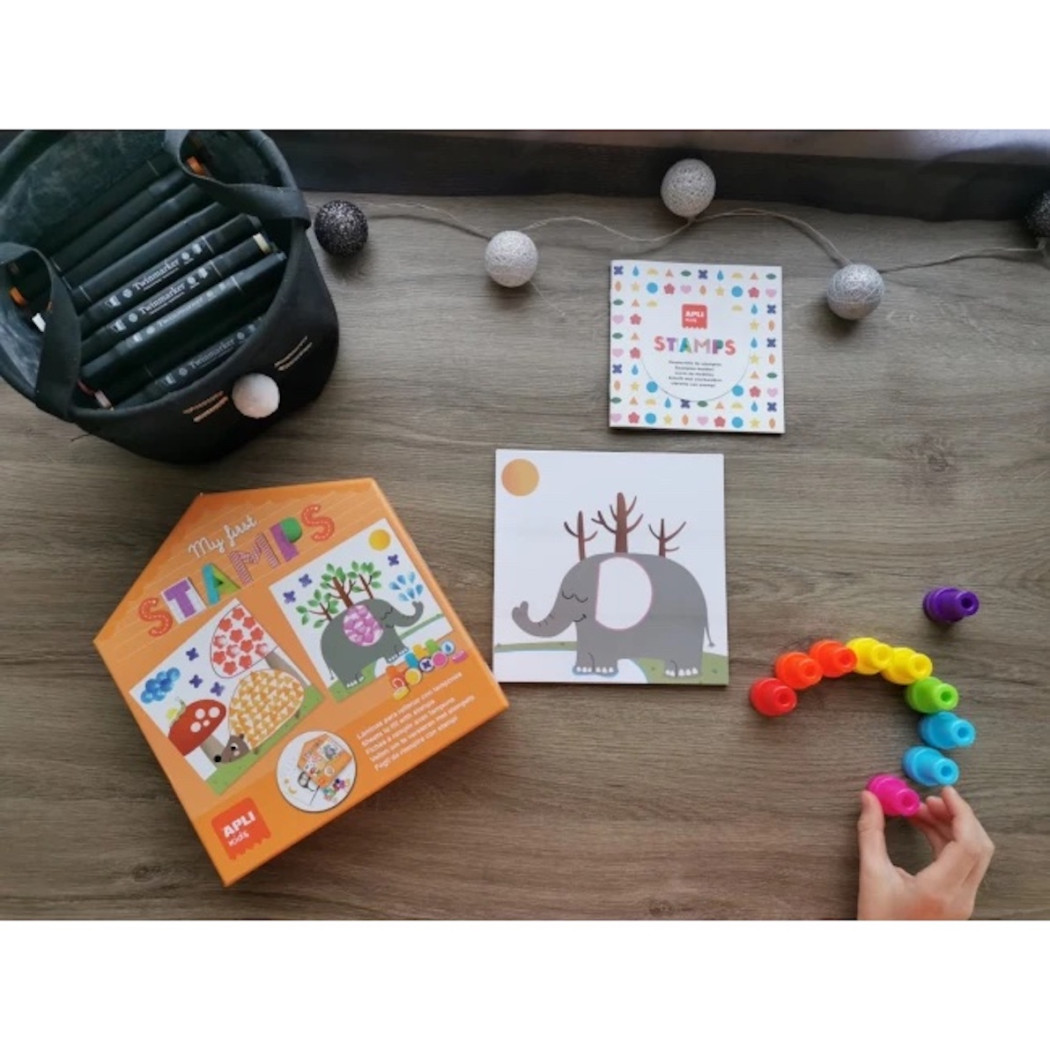 Stempelki - Mój Pierwszy Zestaw Artystyczny - Apli Kids
