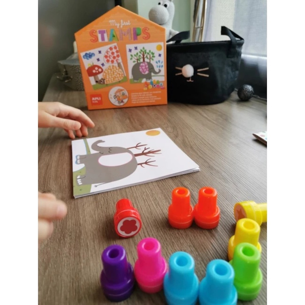Stempelki - Mój Pierwszy Zestaw Artystyczny - Apli Kids