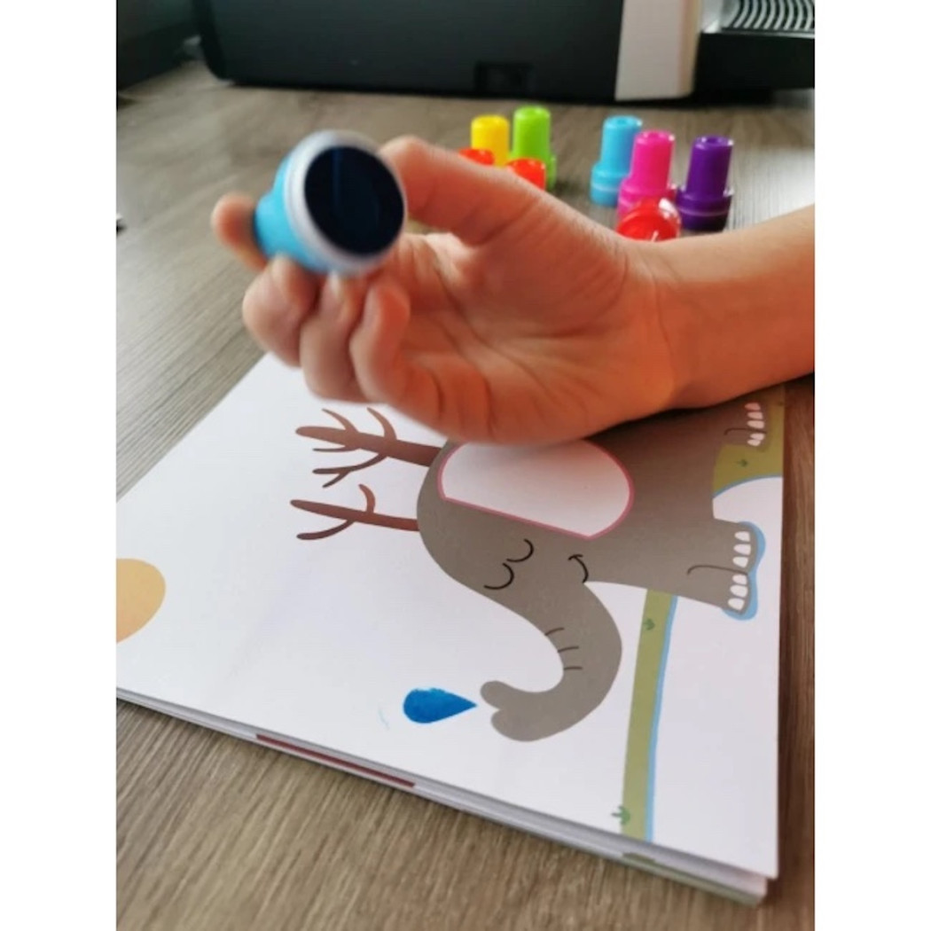 Stempelki - Mój Pierwszy Zestaw Artystyczny - Apli Kids