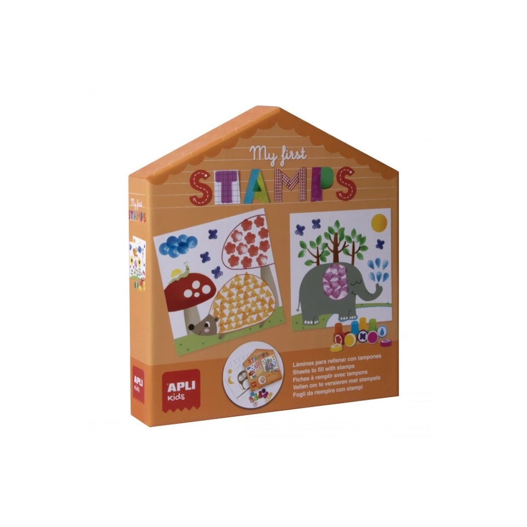 Stempelki - Mój Pierwszy Zestaw Artystyczny - Apli Kids