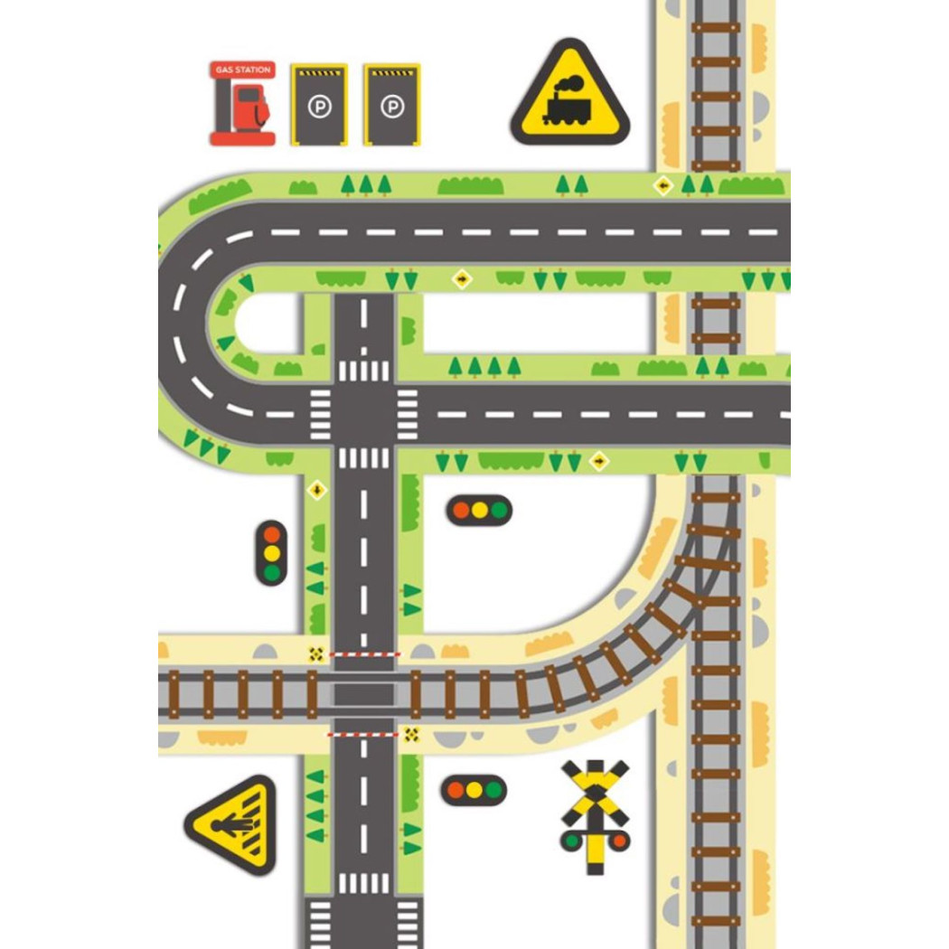 Taśmy Drogowe i Naklejki Znaków - 2 Taśmy i 10 Naklejek - Mideer