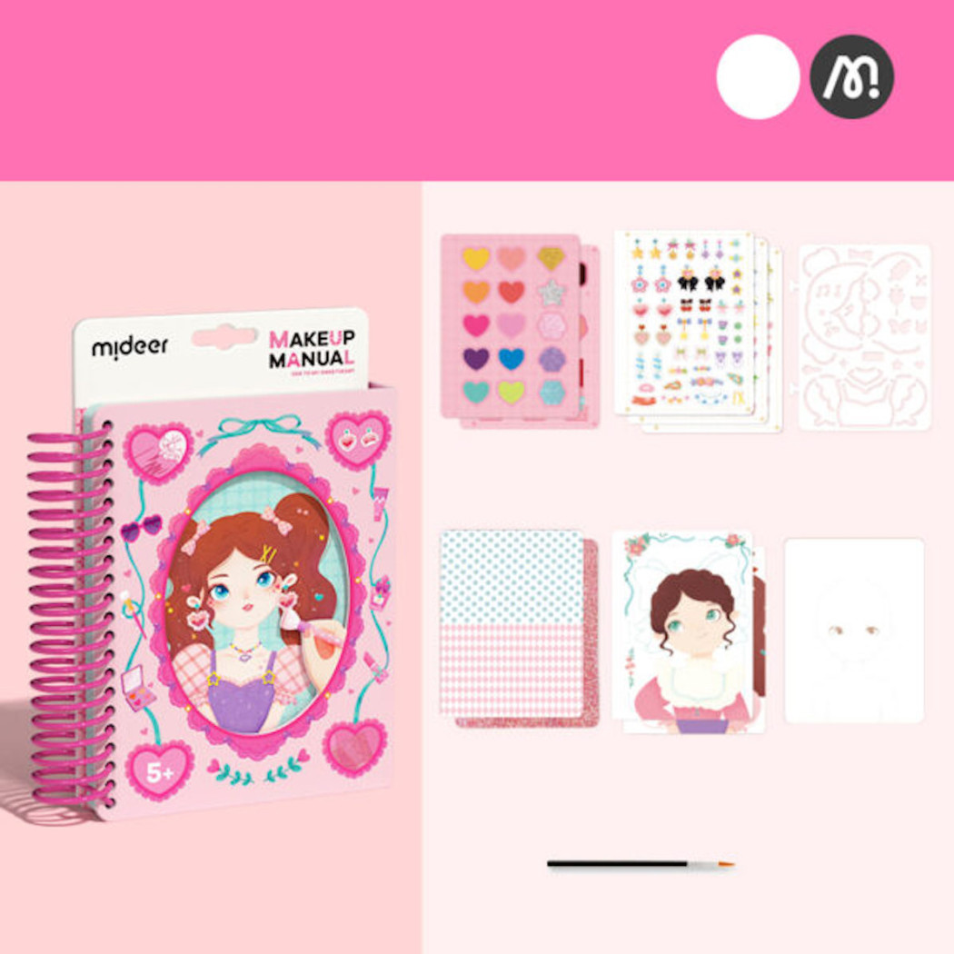 Księżniczka - Kreatywny Zeszyt Małej Makijażystki - Mideer