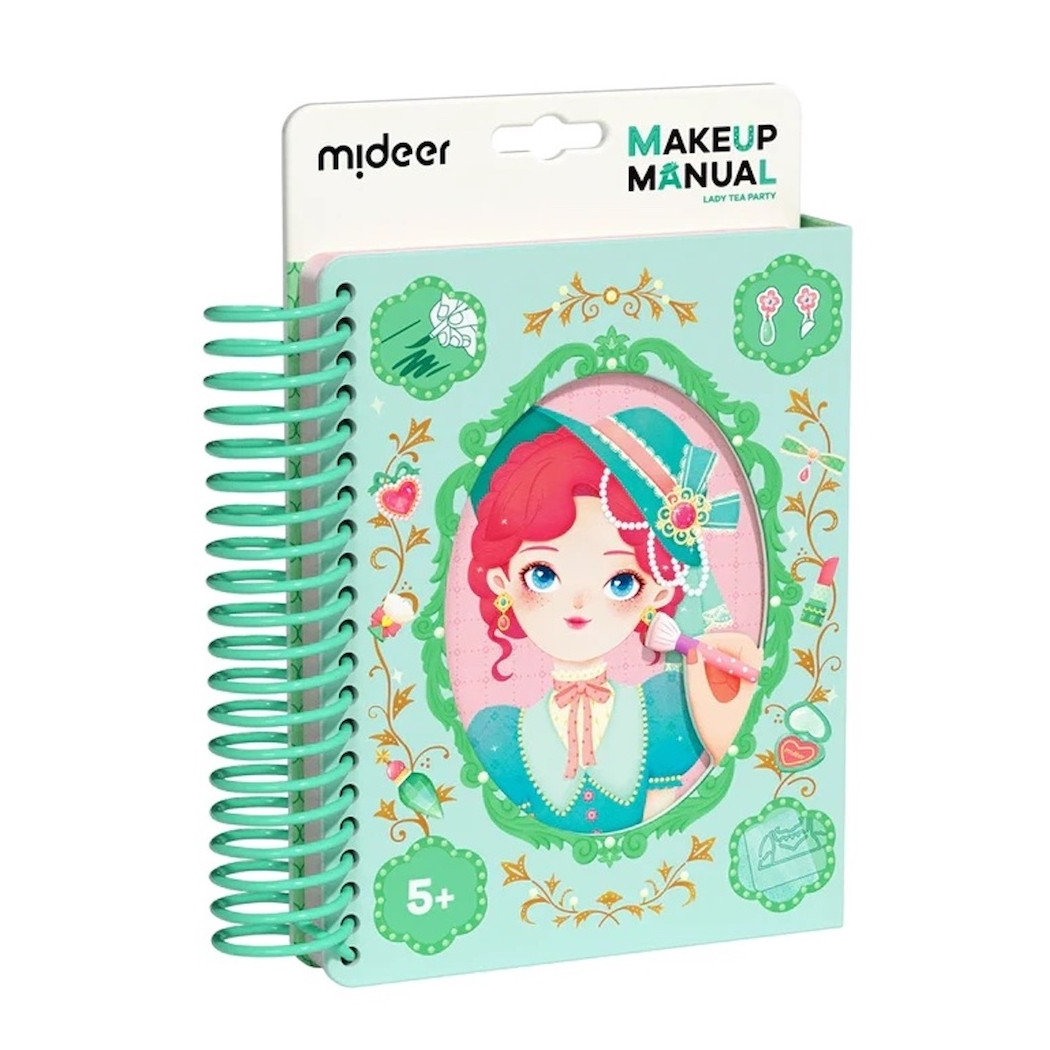 Dama na Przyjęciu - Kreatywny Zeszyt Małej Makijażystki - Mideer