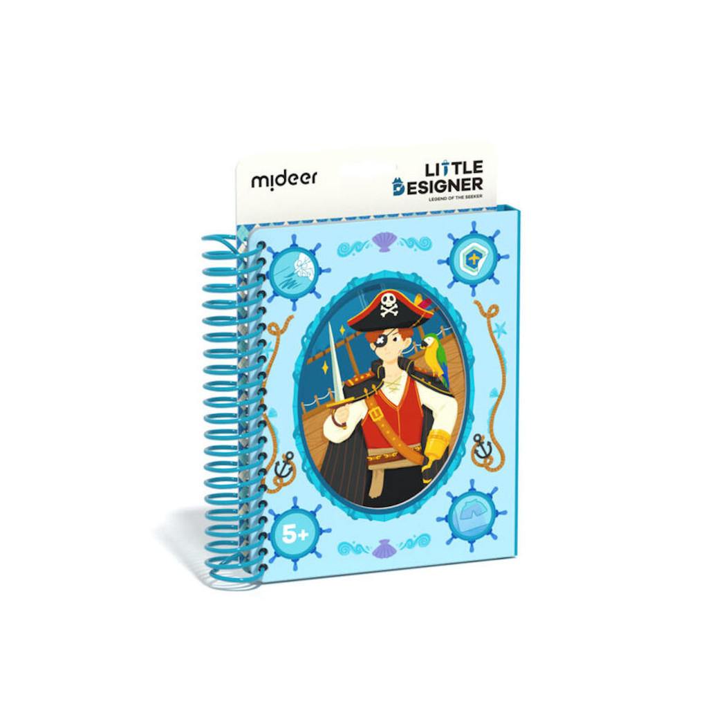 Poszukiwacz Przygód - Kreatywny Zeszyt Małego Projektanta - Mideer