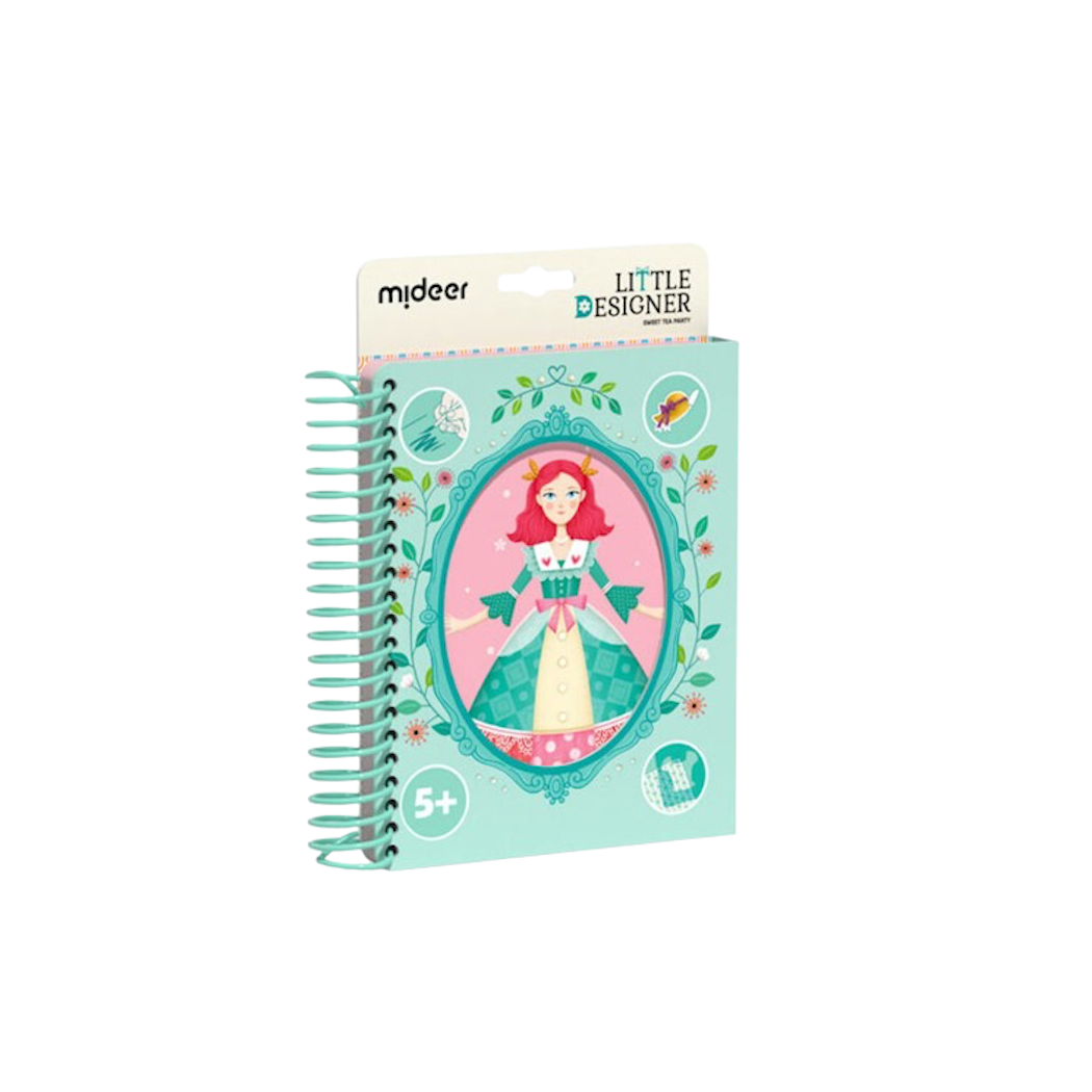 Przyjęcie Herbaciane - Kreatywny Zeszyt Małego Projektanta - Mideer