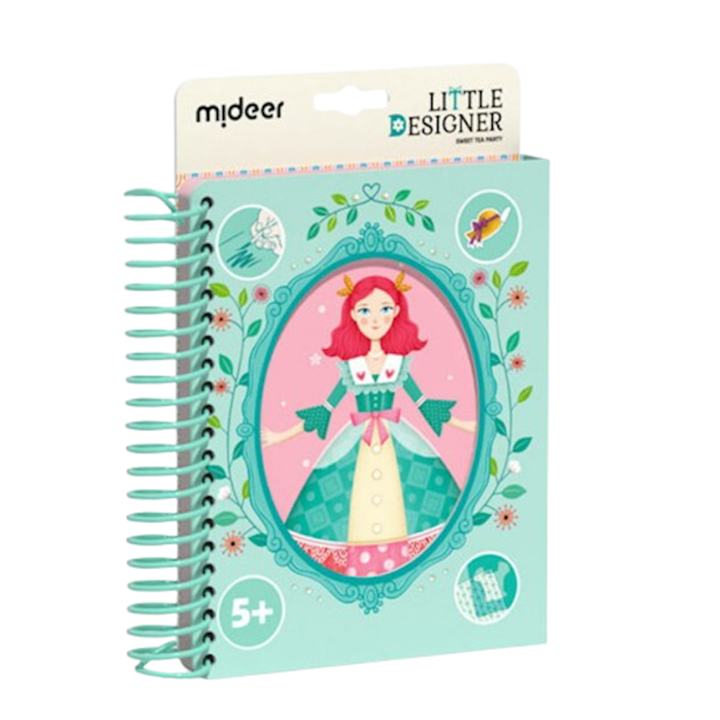 Przyjęcie Herbaciane - Kreatywny Zeszyt Małego Projektanta - Mideer