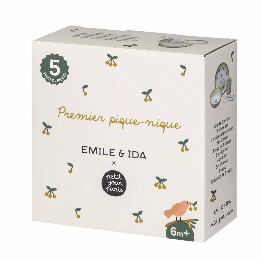 Zestaw Naczyń i Sztućców dla Dziecka - ÉMILE & IDA - Petit Jour Paris