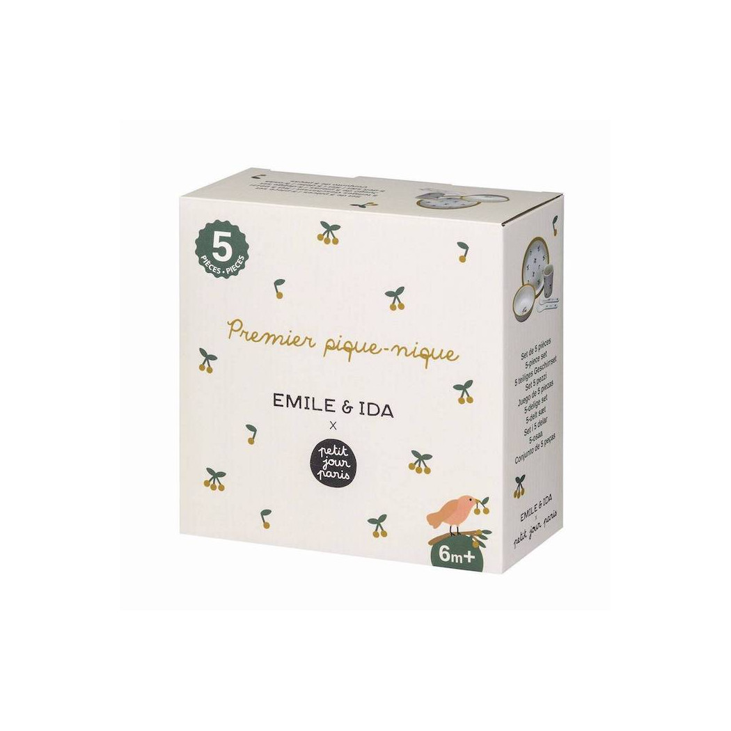 Zestaw Naczyń i Sztućców dla Dziecka - ÉMILE & IDA - Petit Jour Paris