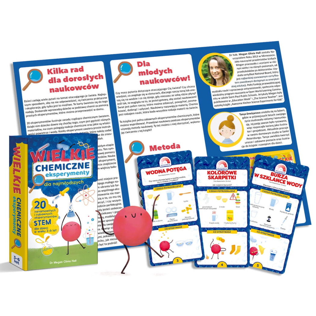 Wielkie Chemiczne Eksperymenty - 20 Niesamowitych i Zabawnych Eksperymentów - Wydawnictwo Api Papi