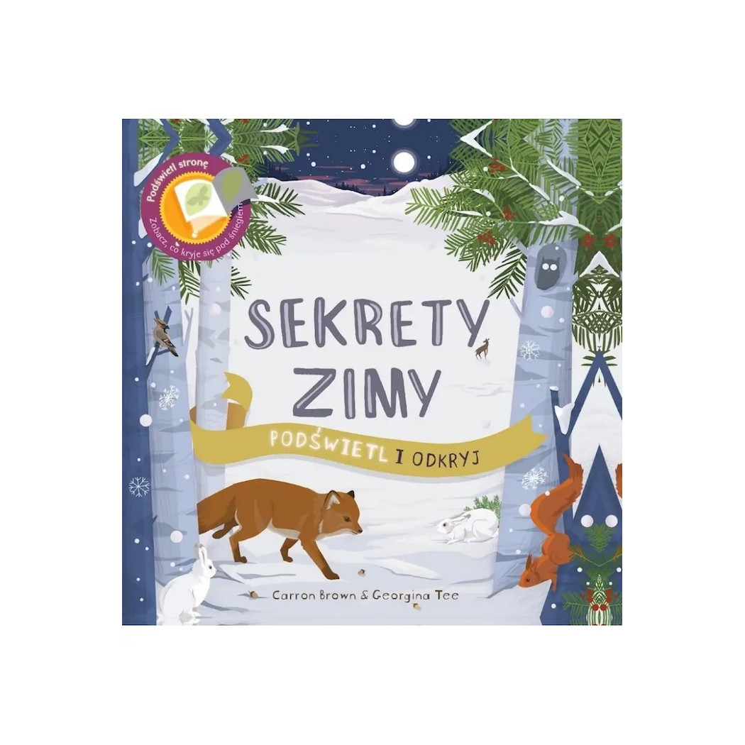 Sekrety Zimy - Zobacz Co Kryje Się Pod Śniegiem - Sekrety Zimy Podświetl i Odkryj - Wydawnictwo Api Papi