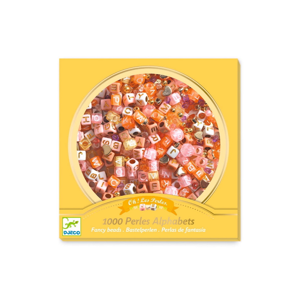 Złote Literki - Zestaw Do Tworzenia Biżuterii - Djeco